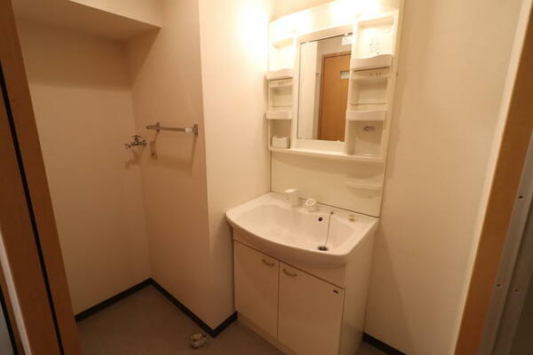 画像7:洗面室です。シャンプードレッサー仕様です。洗濯機置場は室内です。