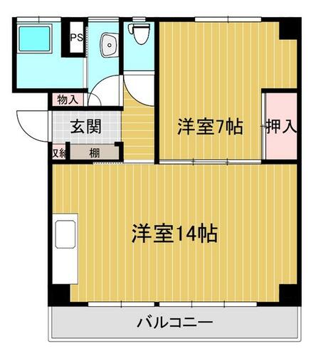 同じ建物の物件間取り写真 - ID:204004072539