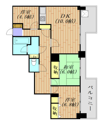 ブエナスイート　６０１号室 601｜千葉県市原市五井中央西２丁目(賃貸マンション3LDK・6階・76.34㎡)の写真 その2