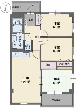 同じ建物の物件間取り写真 - ID:222016459984