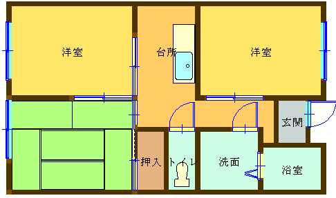 エクセル小松 205｜石川県小松市串町(賃貸アパート3K・2階・47.00㎡)の写真 その1