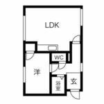 札幌市西区山の手一条９丁目 4階建 築33年のイメージ