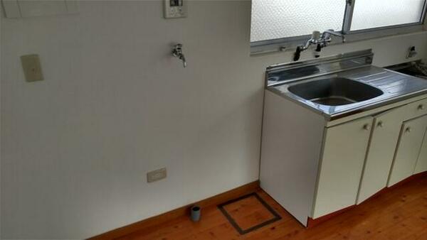 画像5:洗濯機置き場