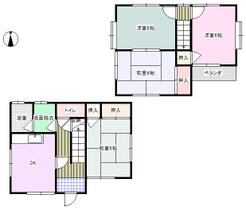 岡山県岡山市北区西市（賃貸一戸建4DK・--・72.04㎡） その1