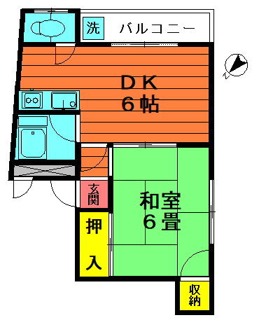 東京都品川区小山３丁目(賃貸マンション1DK・4階・27.00㎡)の写真 その1