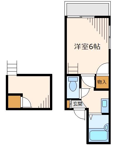 東京都府中市四谷２丁目(賃貸アパート1K・1階・22.00㎡)の写真 その1