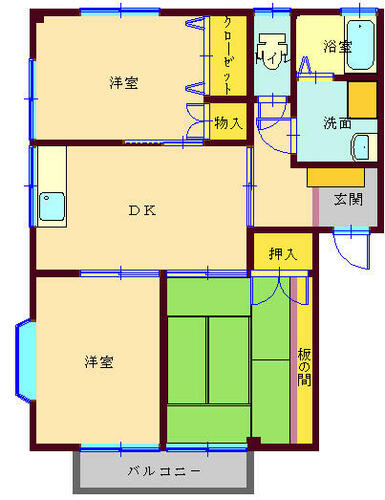 同じ建物の物件間取り写真 - ID:244003949347