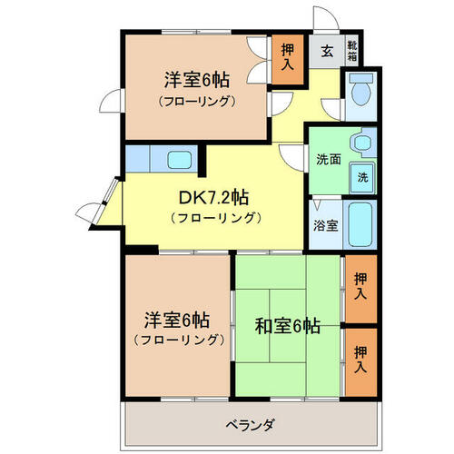 同じ建物の物件間取り写真 - ID:244003949341