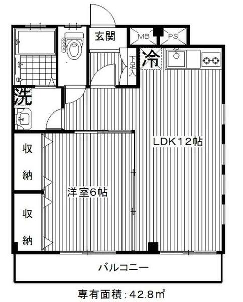 東京都大田区大森西３丁目(賃貸マンション1LDK・1階・42.80㎡)の写真 その1