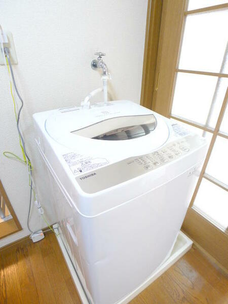 画像13:洗濯機付き