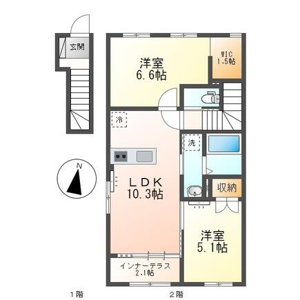 同じ建物の物件間取り写真 - ID:238007251546