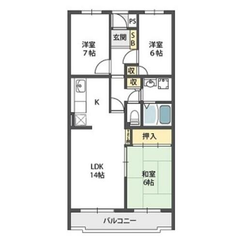 同じ建物の物件間取り写真 - ID:227080952033