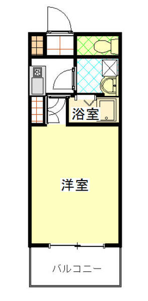 サンライズマンション 106｜熊本県八代市錦町(賃貸マンション1K・1階・24.41㎡)の写真 その2