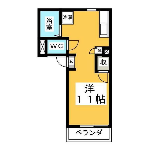 メゾンド木町 103｜宮城県仙台市青葉区木町(賃貸マンション1R・1階・23.23㎡)の写真 その2