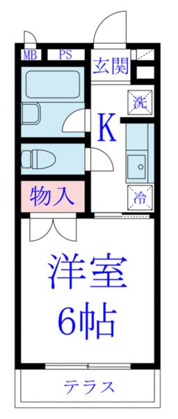あすなろハイツ 205｜千葉県東金市東新宿(賃貸アパート1K・2階・21.20㎡)の写真 その1