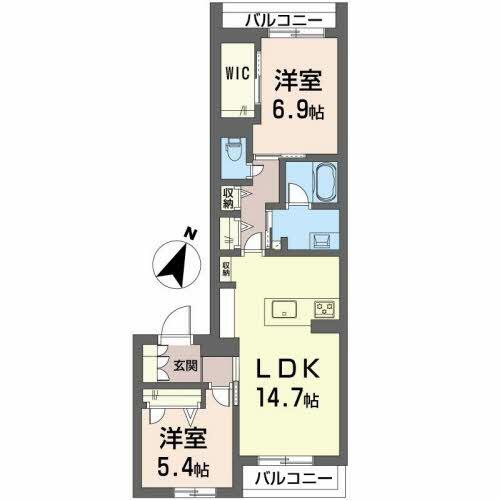 同じ建物の物件間取り写真 - ID:243006692223