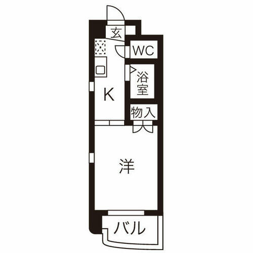 愛知県名古屋市東区白壁３丁目（マンション）の賃貸物件の間取り