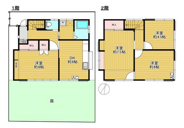 中台１丁目戸建｜東京都板橋区中台１丁目(賃貸一戸建4DK・--・70.66㎡)の写真 その2