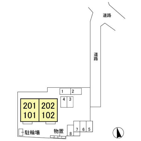 フローラＫ 101｜長野県長野市青木島町綱島(賃貸アパート1LDK・1階・59.46㎡)の写真 その16