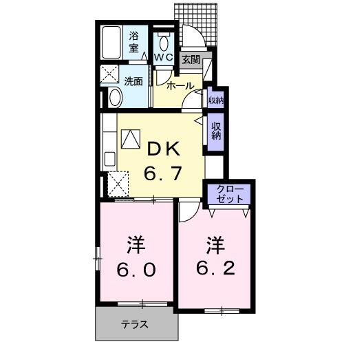 同じ建物の物件間取り写真 - ID:241004802496