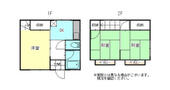 小松住宅（緑が丘１丁目）２Ｆ建てのイメージ