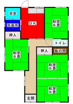 内田貸家  ｜ 熊本県熊本市南区八王寺町（賃貸一戸建4LDK・--・82.00㎡） その2