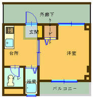 ＵＳビル 301 ｜ 広島県呉市広白岳３丁目（賃貸マンション1K・3階・21.00㎡） その1