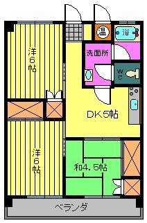 のぐちマンション 305｜長崎県諫早市旭町(賃貸マンション3DK・3階・52.48㎡)の写真 その2