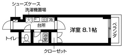 東京都国分寺市南町１丁目(賃貸マンション1K・2階・23.51㎡)の写真 その2