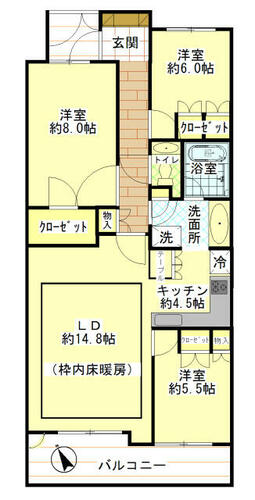 コルティーレ山手町グランドエステート_間取り_0