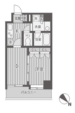 パークフラッツ渋谷代官山｜東京都渋谷区東１丁目(賃貸マンション1DK・8階・30.33㎡)の写真 その1