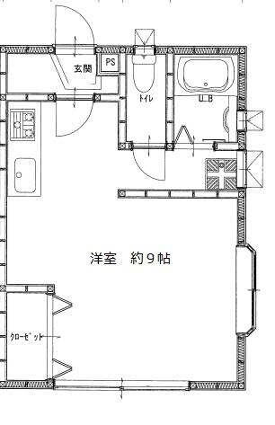 福島県郡山市富久山町久保田字梅田(賃貸アパート1R・1階・28.30㎡)の写真 その2