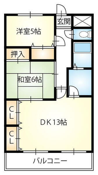 和歌山県海南市重根(賃貸マンション2LDK・3階・61.40㎡)の写真 その1