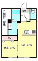 ＧＲＡＮＤ岡垣Ⅵ（グラン岡垣Ⅵ）  ｜ 福岡県遠賀郡岡垣町中央台１丁目（賃貸アパート1LDK・1階・30.33㎡） その1