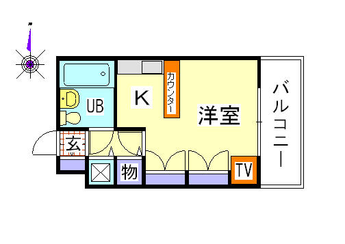 パレスＴ天満通｜愛知県名古屋市千種区天満通１丁目(賃貸マンション1R・2階・23.00㎡)の写真 その1