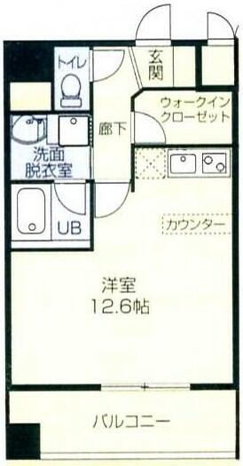 オパールマンション 904｜神奈川県厚木市田村町(賃貸マンション1R・9階・36.75㎡)の写真 その2