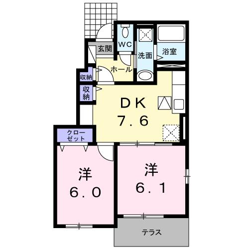 同じ建物の物件間取り写真 - ID:243006722347