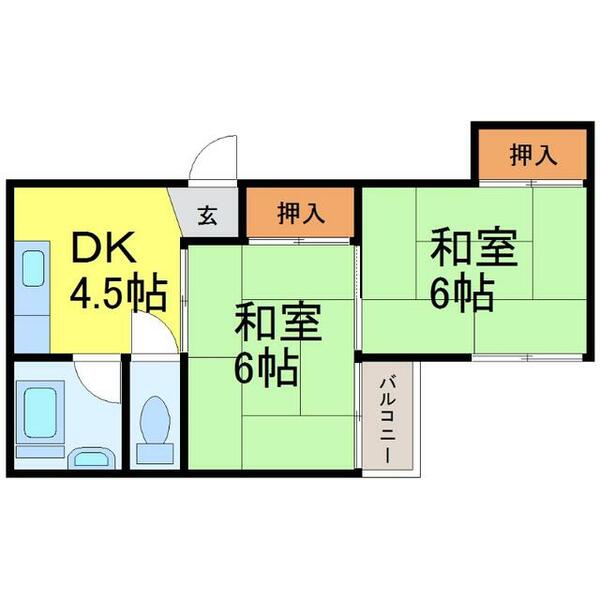 愛知県名古屋市中区丸の内３丁目(賃貸マンション2DK・5階・39.00㎡)の写真 その2