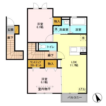 同じ建物の物件間取り写真 - ID:211046841524