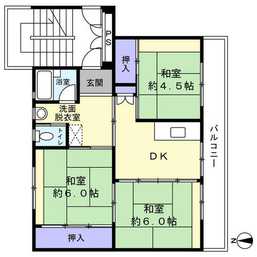 同じ建物の物件間取り写真 - ID:203001988400