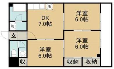 同じ建物の物件間取り写真 - ID:246005441099