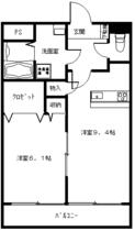 福島県郡山市本町１丁目（賃貸マンション1LDK・2階・41.05㎡） その12