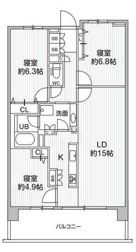 同じ建物の物件間取り写真 - ID:214055555262