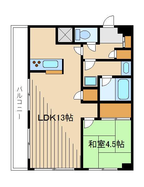 東京都板橋区成増１丁目(賃貸マンション1LDK・5階・41.31㎡)の写真 その2