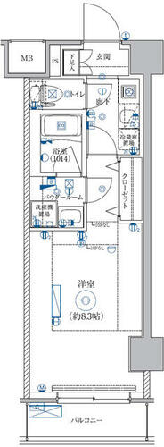 同じ建物の物件間取り写真 - ID:214055654067