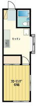 ピースハイツ久米川 205 ｜ 東京都東村山市栄町１丁目（賃貸アパート1DK・2階・24.70㎡） その1