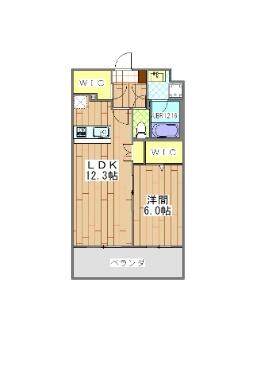 千葉県千葉市中央区汐見丘町(賃貸マンション1LDK・2階・45.05㎡)の写真 その2