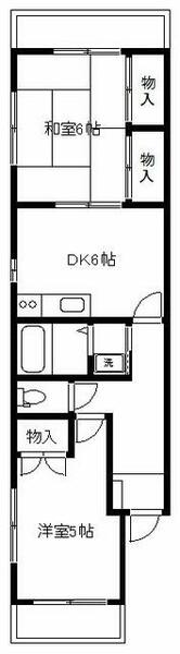 東京都中野区上高田５丁目(賃貸マンション2DK・2階・44.00㎡)の写真 その1