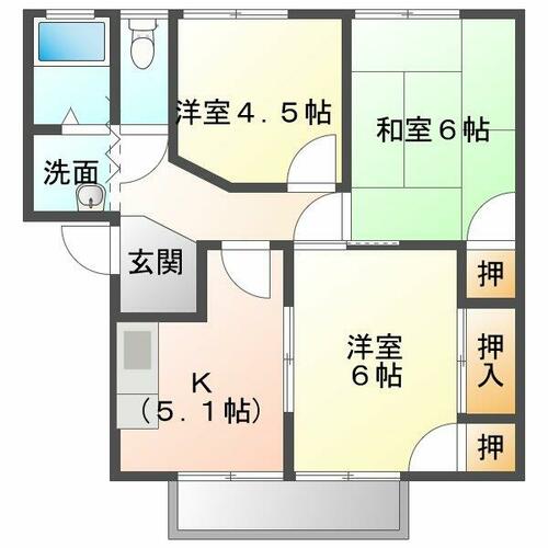 グリーンハイツ_間取り_0