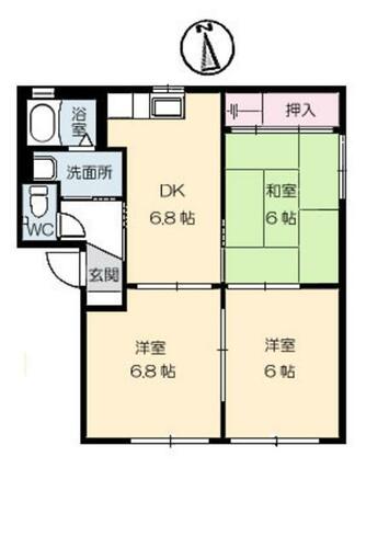 同じ建物の物件間取り写真 - ID:238007324560